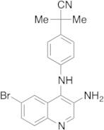 2-(4-((3-Amino-6-bromoquinolin-4-yl)amino)-phenyl)-2-methylpropanenitrile