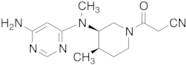 (3R,4R)-3-[(6-Amino-4-pyrimidinyl)methylamino]-4-methyl-b-oxo-1-piperidinepropanenitrile