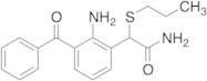 2-Amino-3-benzoyl-α-(propylthio)benzeneacetamide