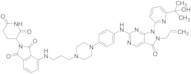 4-((3-(4-(4-((2-Allyl-1-(6-(2-hydroxypropan-2-yl)pyridin-2-yl)-3-oxo-2,3-dihydro-1H-pyrazolo[3,4-d]pyrimidin-6-yl)amino)phenyl)piperazin-1-yl)propyl)amino)-2-(2,6-dioxopiperidin-3-yl)isoindolinedione