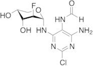 N-[4-Amino-2-chloro-6-[(2-deoxy-2-fluoro-alpha-D-arabinopyranosyl)amino]-5-pyrimidinyl]-formamide