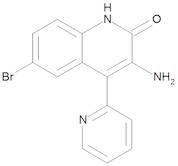 3-Amino-6-bromo-4-(2-pyridinyl)-2(1H)-quinolinone