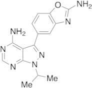 3-(2-Amino-5-benzoxazolyl)-1-(1-methylethyl)-1H-pyrazolo[3,4-d]pyrimidin-4-amine