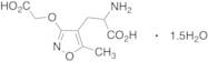 (r,s)-2-Amino-3-[3-(carboxymethoxy)-5-methyl-isoxazol-4 -yl]propionic Acid Sesquihydrate