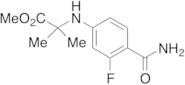 N-[4-(Aminocarbonyl)-3-fluorophenyl]-2-methylalanine Methyl Ester