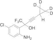 2-Amino-5-chloro-a-(cyclopropylethynyl)-a-(trifluoromethyl)benzenemethanol-d4