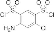 4-Amino-6-chloro-1,3-benzenedisulfonyl Dichloride