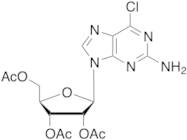 2-Amino-6-chloro-9-(2,3,5-tri-O-acetyl-Beta-D-ribofuranosyl)purine