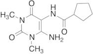 6-Amino-5-[(cyclopentanecarbonyl)amino]-1,3-dimethyl Uracil