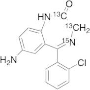 7-Amino Clonazepam-13C2, 15N