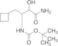 N-[3-Amino-1-(cyclobutylmethyl)-2-hydroxy-3-oxopropyl]-carbamic Acid 1,1-Dimethylethyl Ester