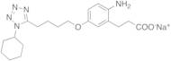 3-(2-Amino-5-(4-(1-cyclohexyl-1H-tetrazol-5-yl)butoxy)phenyl)propanoic Acid Sodium Salt