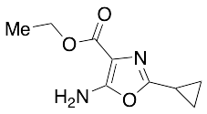 5-Amino-2-cyclopropyl-4-oxazolecarboxylic Acid Ethyl Ester