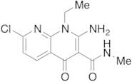 2-​Amino-​7-​chloro-​1-​ethyl-​N-​methyl-​4-​oxo-​1,​4-​dihydro-​1,​8-​naphthyridine-​3-​carboxamide