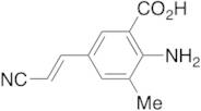 2-Amino-5-(2-cyanovinyl)-3-methylbenzoic Acid