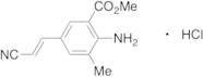 2-Amino-5-(2-cyanovinyl)-3-methylbenzoic Acid Methyl Ester Hydrochloride