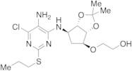 2-[[(3aR,4S,6R,6aS)-6-[[5-Amino-6-chloro-2-(propylthio)-4-pyrimidinyl]amino]tetrahydro-2,2-dimethyl-4H-cyclopenta-1,3-dioxol-4-yl]oxy]ethanol