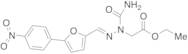 2-[1-(Aminocarbonyl)-2-[[5-(4-nitrophenyl)-2-furanyl]methylene]hydrazinyl]-acetic Acid Ethyl Ester