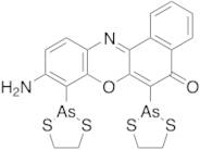 9-Amino-6,8-di-1,3,2-dithiarsolan-2-yl-5H-benzo[a]phenoxazin-5-one (Technical Grade)