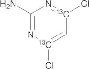 2-Amino-4,6-dichloropyrimidine-13C2