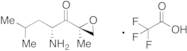 (R)-2-Amino-4-methyl-1-((S)-2-methyloxiran-2-yl)pentan-1-one Trifluoroacetate Salt