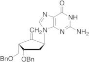 2-Amino-9-((1S,3S,4S)-4-(benzyloxy)-3-((benzyloxy)methyl)-2-methylenecyclopentyl)-1H-purin-6(9H)-o…