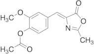 (4Z)-4-[[4-(Acetyloxy)-3-methoxyphenyl]methylene]-2-methyl-5(4H)-oxazolone