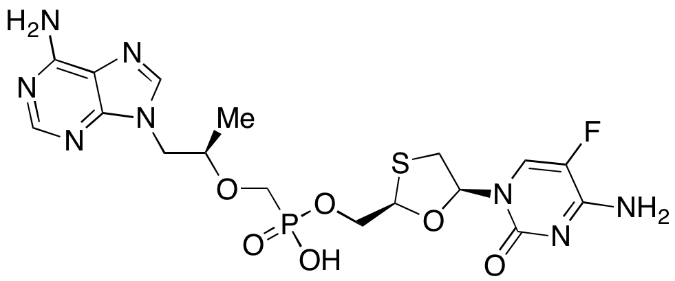 ((2R,5S)-5-(4-Amino-5-fluoro-2-oxopyrimidin-1(2H)-yl)-1,3-oxathiolan-2-yl)methyl hydrogen ((((R)...