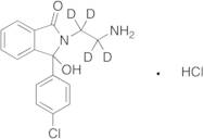 2-(2-Aminoethyl)-3-(4-chlorophenyl)-3-hydroxyphthalimidine-d4 Hydrochloride (Mazindol Metabolite)