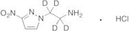 1-(2-Aminoethyl)-3-nitro-1H-pyrazole-d4 Hydrochloride