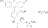 (R)-2-Amino-2-[(5-fluoresceinyl)aminocarbonyl]ethyl Methanethiosulfonate, Trifluoroacetic Acid Salt