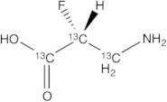 (2R)-3-Amino-2-fluoropropanoic Acid-13C3 >90% (up to 10% inorganics)