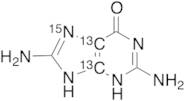 8-Aminoguanine-13C2,15N