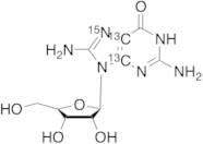 8-Aminoguanosine-13C2,15N