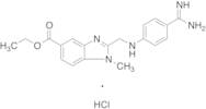 2-[[[4-(Aminoiminomethyl)phenyl]amino]methyl]-1-methyl-1H-benzimidazole-5-carboxylic Acid Ethyl Ester Hydrochloride