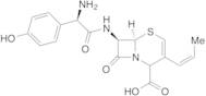 (6R,7R)-7-[[(2R)-2-Amino-2-(4-hydroxyphenyl)acetyl]amino]-8-oxo-3-(1Z)-1-propen-1-yl-5-thia-1-azabicyclo[4.2.0]oct-3-ene-2-carboxylic Acid