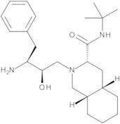 (3S,4aS,8aS)-2-[(2R,3S)-3-Amino-2-hydroxy-4-phenylbutyl]-N-(1,1-dimethylethyl)decahydro-3-isoqui...