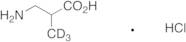 rac-3-Aminoisobutyric Acid-d3 Hydrochloride