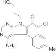1-[4-Amino-7-(3-hydroxypropyl)-5-(4-methylphenyl)-7H-pyrrolo[2,3-d]pyrimidin-6-yl]-2-chloro-etha...