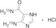 5-Aminoimidazole-4-carboxamide-15N2 Hydrochloride (>90%)