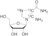 5-Aminoimidazole-4-carboxamide-1-b-D-ribofuranoside-13C2,15N