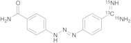 4-[3-[4-(Aminoiminomethyl)phenyl]-1-triazenyl]benzamide-13C ,15N2