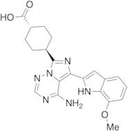 4-(4-Amino-5-(7-methoxy-1H-indol-2-yl)imidazo[5,1-f] [1,2,4]Triazin-7-yl)cyclohexanecarboxylic Acid