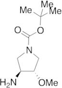 (3R,4R)-rel-3-Amino-4-methoxy-1-pyrrolidinecarboxylic Acid 1,1-Dimethylethyl Ester