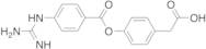 4-[[4-[(Aminoiminomethyl)amino]benzoyl]oxy]benzeneacetic Acid