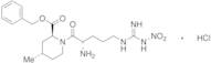 (2S,4S)-1-[(2S)-2-Amino-5-[[imino(nitroamino)methyl]amino]-1-oxopentyl]-4-methyl-2-piperidinecarbo…