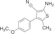 2-Amino-4-(4-methoxyphenyl)-5-methylthiophene-3-carbonitrile