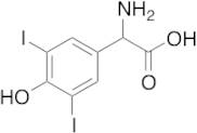 alpha-Amino-4-hydroxy-3,5-diiodo-benzeneacetic Acid