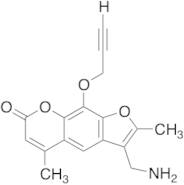 3-(Aminomethyl)-2,5-dimethyl-9-(prop-2-yn-1-yloxy)-7H-furo[3,2-g][1]benzopyran-7-one