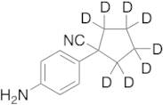 1-(4-Aminophenyl)cyclopentanecarbonitrile-d8
